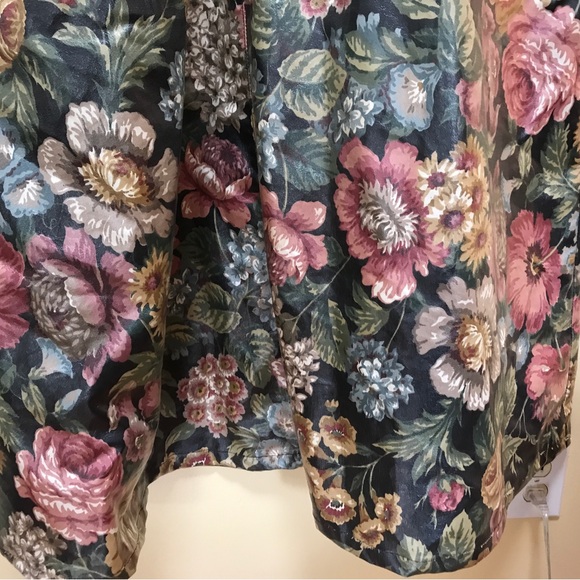 Nordic House Designs cotton Floral Trench Coat (XL) - Picture 7 of 9